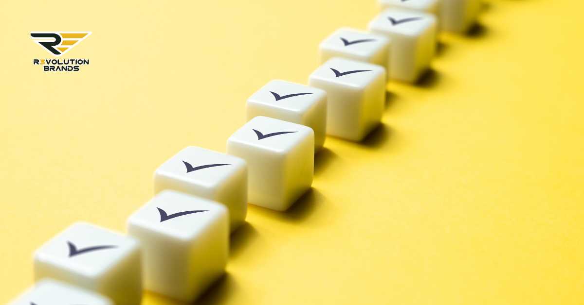 The image features a line of white blocks, each marked with a black downward-pointing arrow, arranged on a bright yellow background. This visual metaphor could symbolize a series of steps or procedures in a downward progression, suggesting a systematic approach or guideline, possibly relating to decision-making processes in business or franchising strategies. This aligns with themes of strategic planning and methodical action in franchise management.